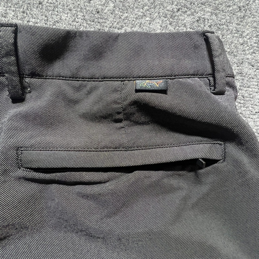 Greg Norman Mens Gray Performance Golf Shorts Size 34 Stretch Side Zip Pocket - Picture 10 of 11
